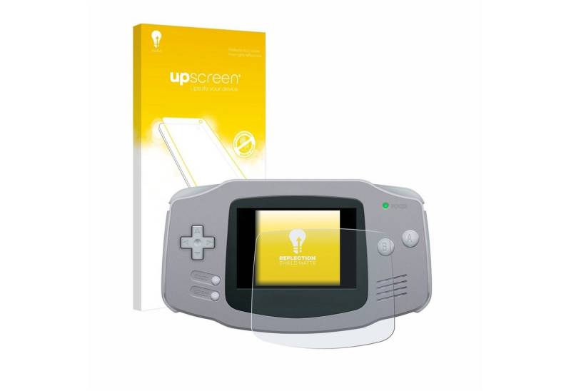 upscreen Schutzfolie für Nintendo Gameboy Advance GBA, Displayschutzfolie, Folie matt entspiegelt Anti-Reflex von upscreen