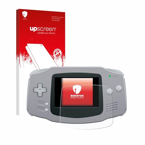 upscreen Schutzfolie für Nintendo Gameboy Advance GBA – Kristall-klar, Kratzschutz, Anti-Fingerprint von upscreen