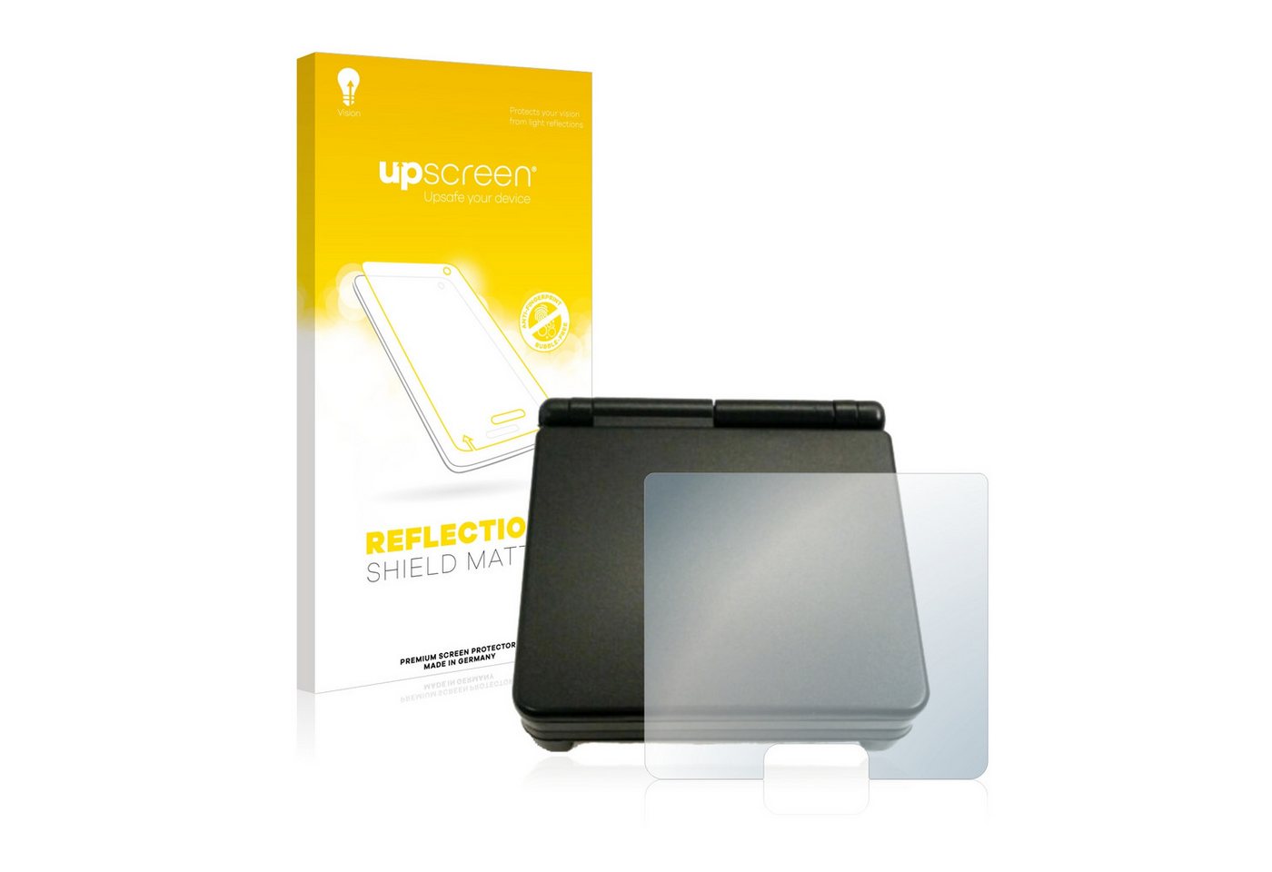 upscreen Schutzfolie für Nintendo Gameboy Advance SP (Gehäuse), Displayschutzfolie, Folie matt entspiegelt Anti-Reflex von upscreen