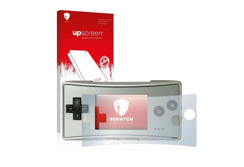 upscreen Schutzfolie für Nintendo Gameboy Micro, Displayschutzfolie, Folie klar Anti-Scratch Anti-Fingerprint von upscreen