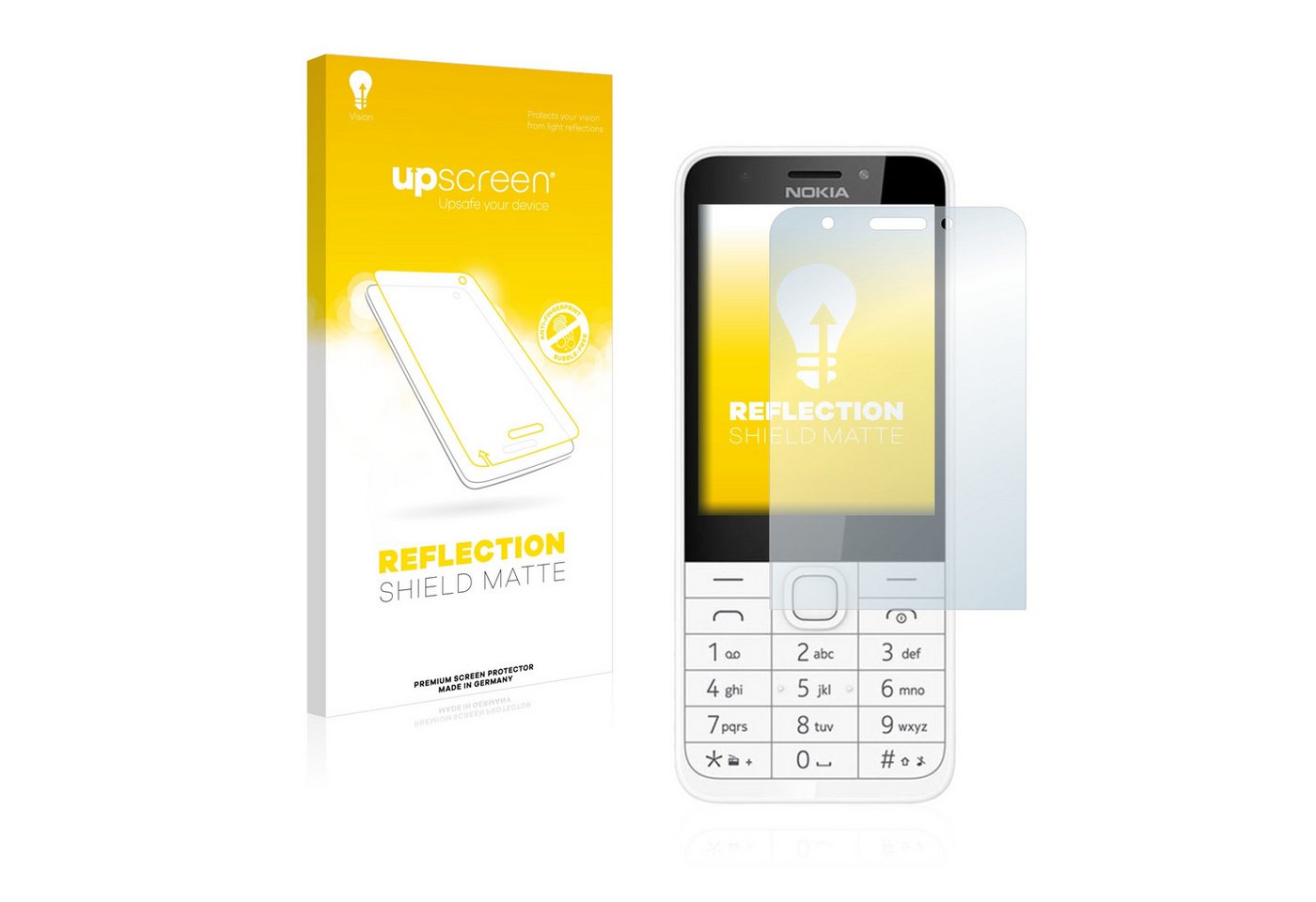 upscreen Schutzfolie für Nokia 230, Displayschutzfolie, Folie matt entspiegelt Anti-Reflex von upscreen