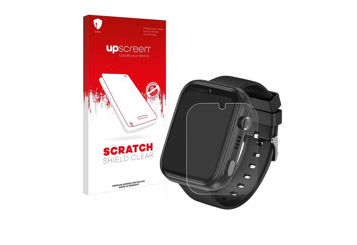 upscreen Schutzfolie für Okyuk 4G Kids Smartwatch, Displayschutzfolie, Folie klar Anti-Scratch Anti-Fingerprint von upscreen