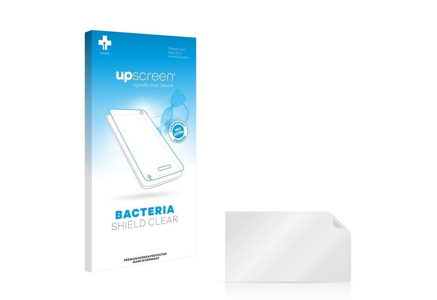 upscreen Schutzfolie für Packard Bell Viseo193DXb, Displayschutzfolie, Folie Premium klar antibakteriell von upscreen