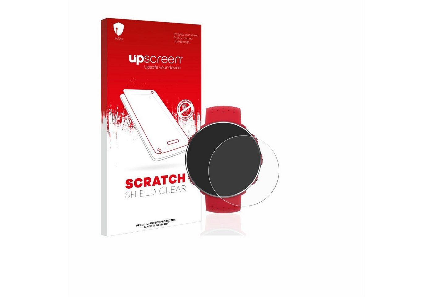 upscreen Schutzfolie für Polar Vantage M, Displayschutzfolie, Folie klar Anti-Scratch Anti-Fingerprint von upscreen