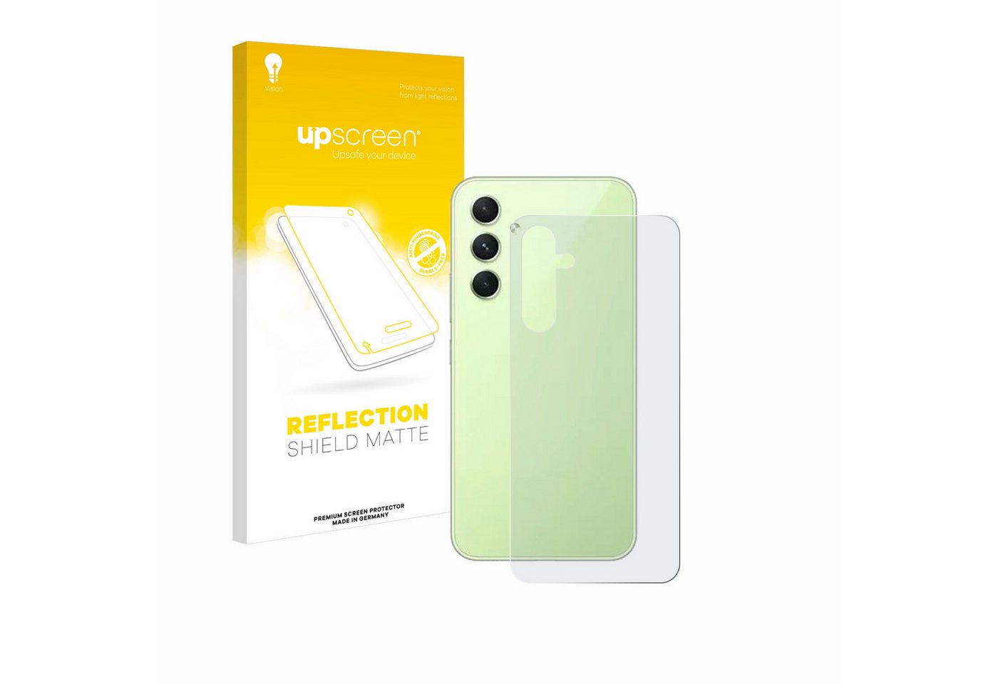 upscreen Schutzfolie für Samsung Galaxy A54 5G Enterprise Edition (Rückseite), Displayschutzfolie, Folie matt entspiegelt Anti-Reflex von upscreen