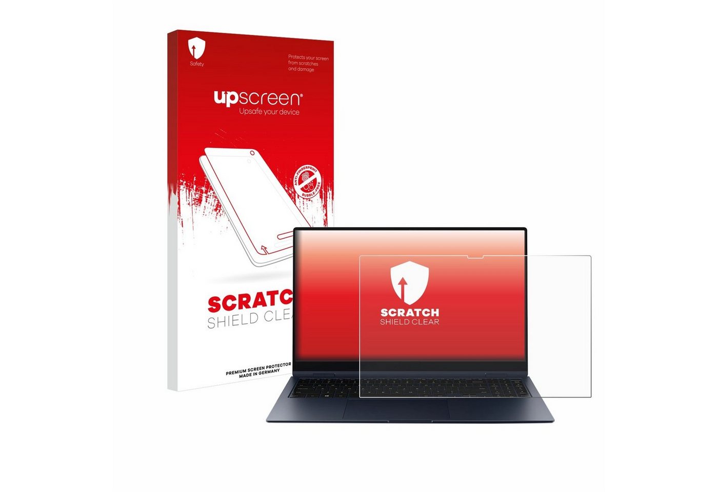 upscreen Schutzfolie für Samsung Galaxy Book Pro 360 15, Displayschutzfolie, Folie klar Anti-Scratch Anti-Fingerprint" von upscreen