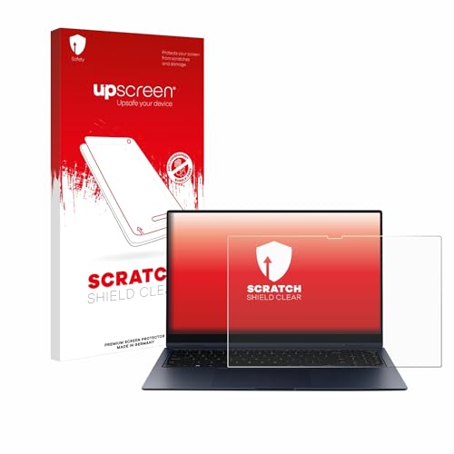 upscreen Schutzfolie für Samsung Galaxy Book Pro 360 15" – Kristall-klar, Kratzschutz, Anti-Fingerprint von upscreen
