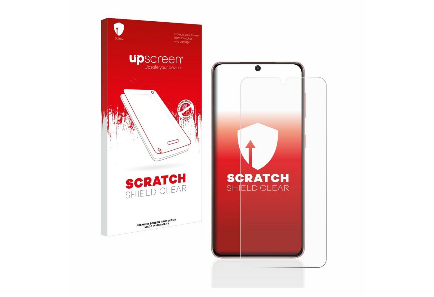upscreen Schutzfolie für Samsung Galaxy S21 5G, Displayschutzfolie, Folie klar Anti-Scratch Anti-Fingerprint von upscreen
