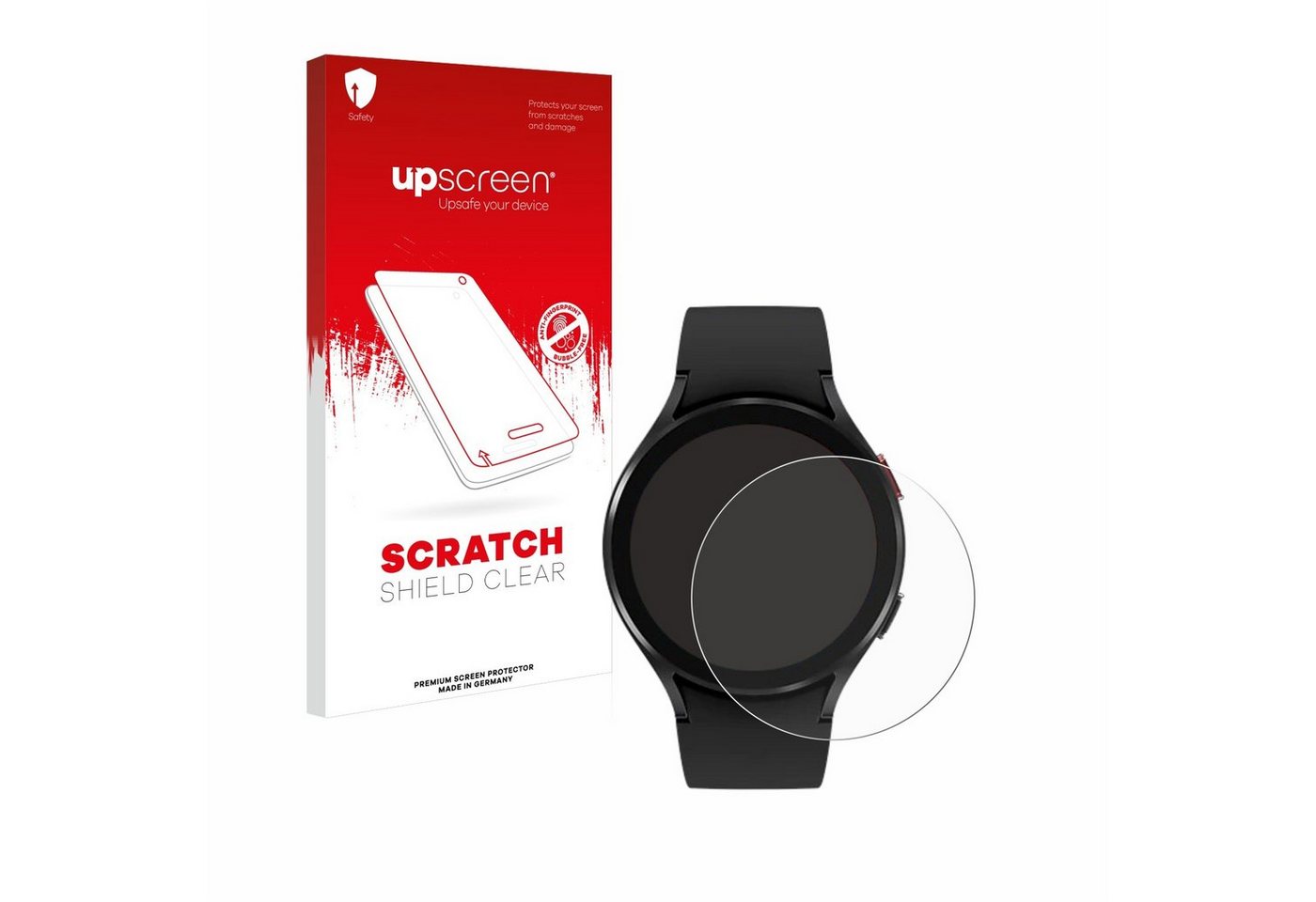 upscreen Schutzfolie für Samsung Galaxy Watch 4 (44mm), Displayschutzfolie, Folie klar Anti-Scratch Anti-Fingerprint von upscreen
