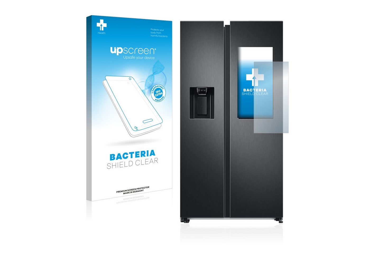 upscreen Schutzfolie für Samsung Side-by-Side, Displayschutzfolie, Folie Premium klar antibakteriell von upscreen