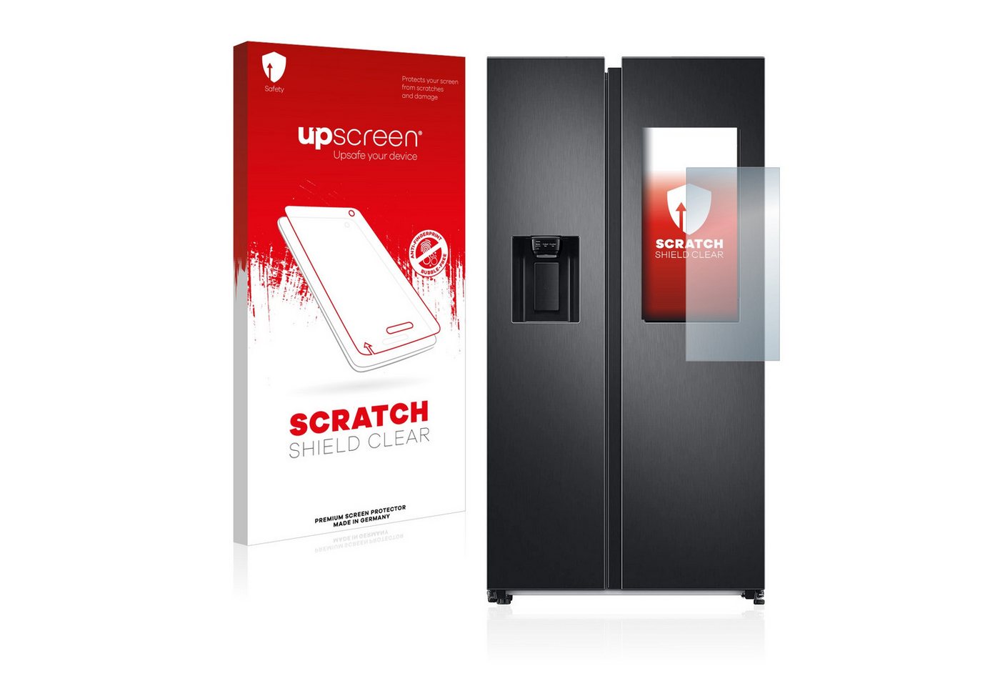 upscreen Schutzfolie für Samsung Side-by-Side, Displayschutzfolie, Folie klar Anti-Scratch Anti-Fingerprint von upscreen