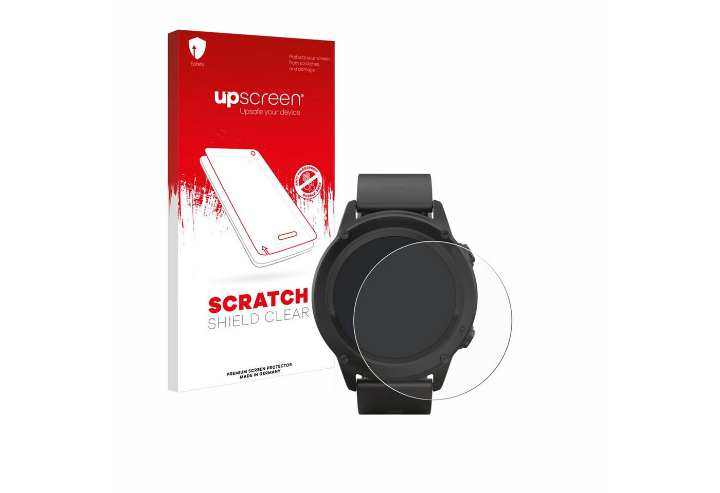 upscreen Schutzfolie für SilverCrest Fitness-Smartwatch, Displayschutzfolie, Folie klar Anti-Scratch Anti-Fingerprint von upscreen