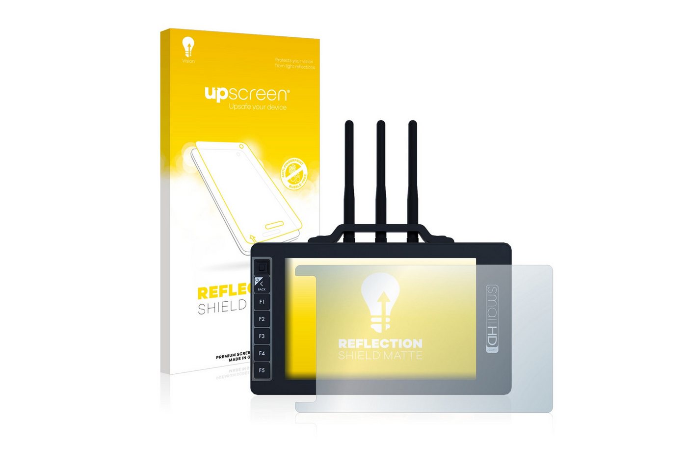 upscreen Schutzfolie für SmallHD 703 Bolt Wireless Monitor, Displayschutzfolie, Folie matt entspiegelt Anti-Reflex von upscreen
