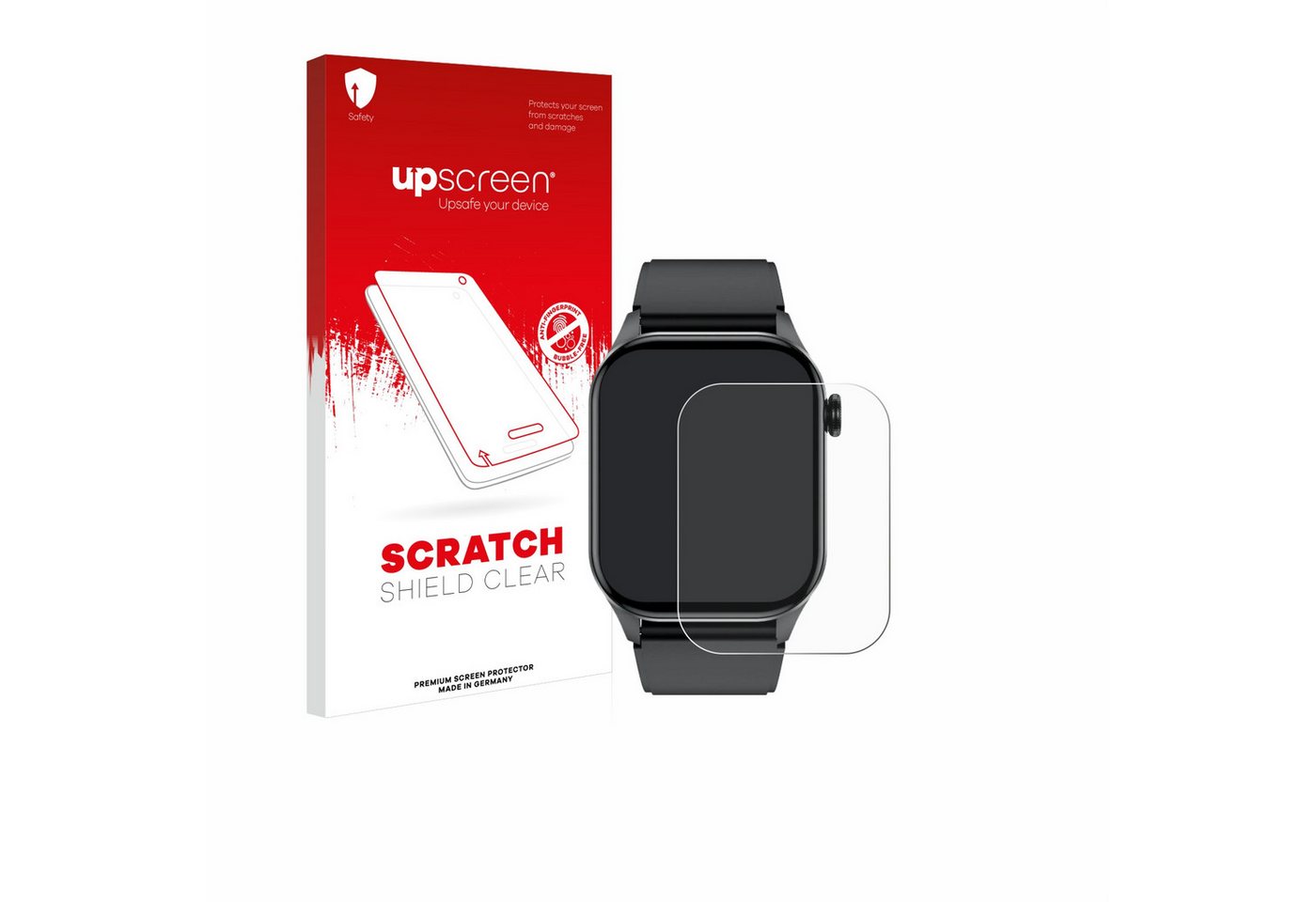 upscreen Schutzfolie für Smartwatch T98 2.04, Displayschutzfolie, Folie klar Anti-Scratch Anti-Fingerprint" von upscreen