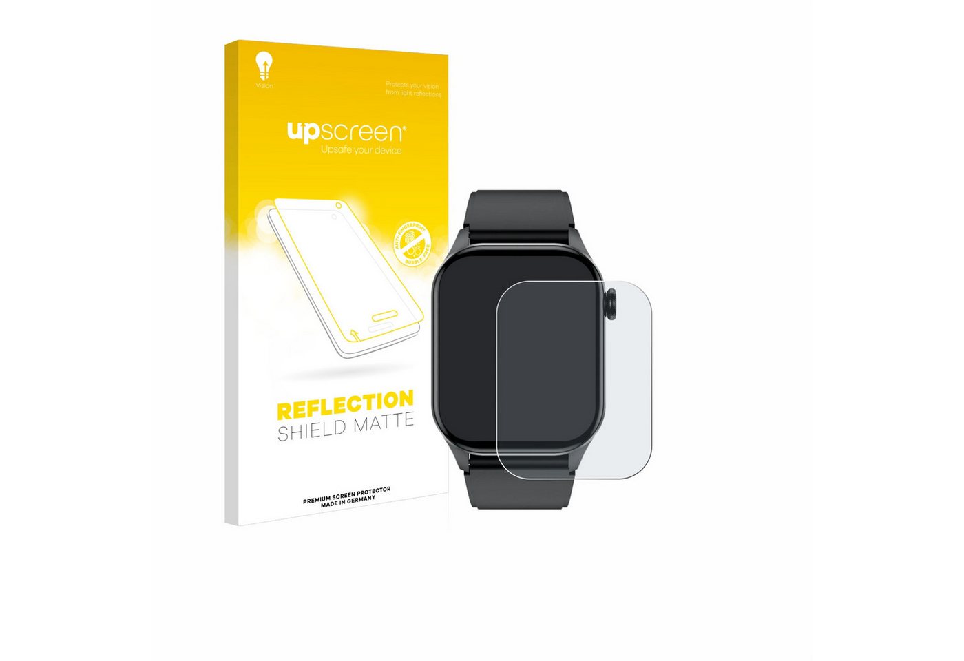 upscreen Schutzfolie für Smartwatch T98 2.04, Displayschutzfolie, Folie matt entspiegelt Anti-Reflex" von upscreen
