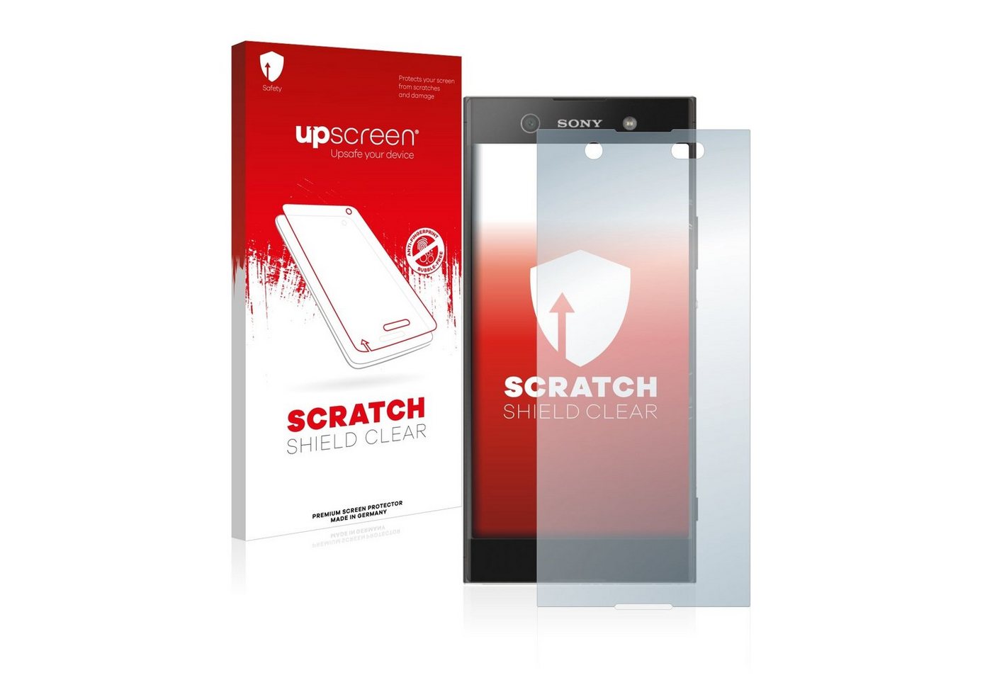 upscreen Schutzfolie für Sony Xperia XA1 Ultra, Displayschutzfolie, Folie klar Anti-Scratch Anti-Fingerprint von upscreen