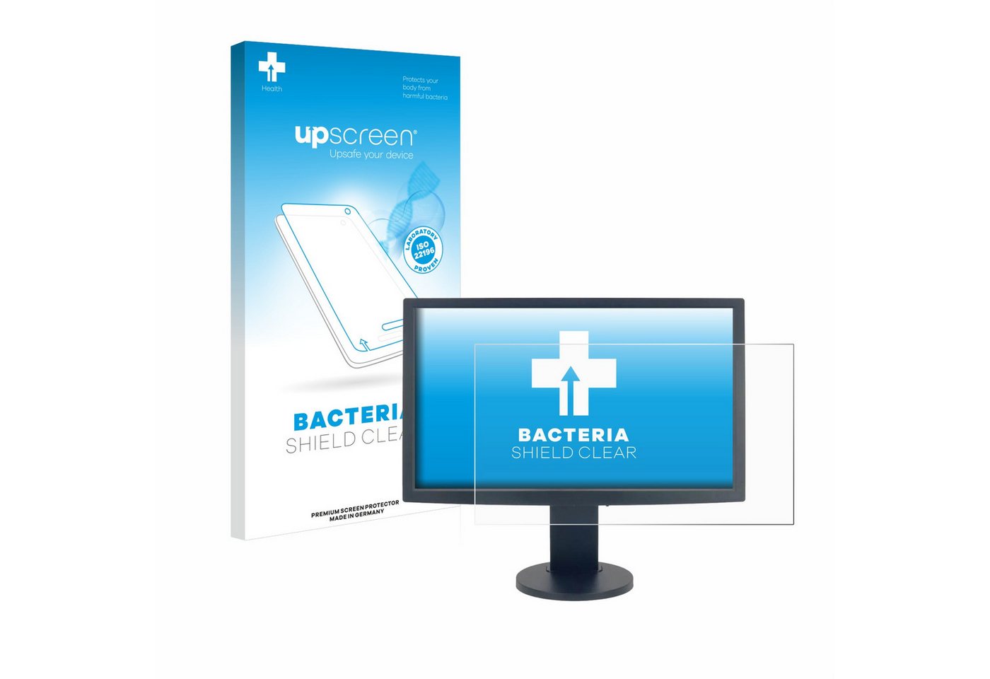 upscreen Schutzfolie für ViewSonic VG2433mh, Displayschutzfolie, Folie Premium klar antibakteriell von upscreen