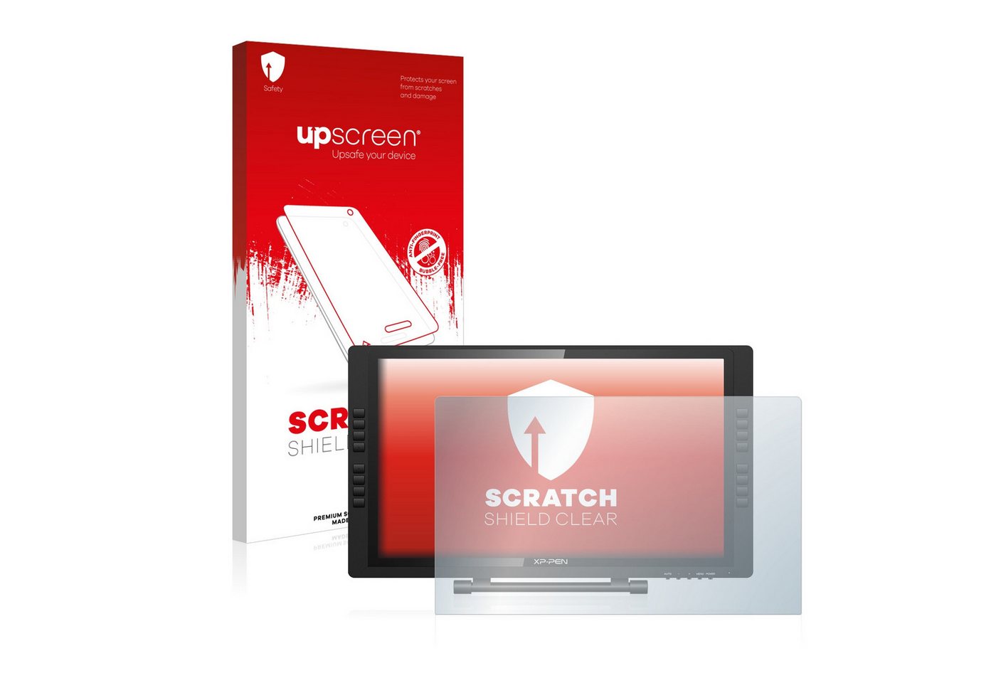 upscreen Schutzfolie für XP-Pen Artist 22E Pro, Displayschutzfolie, Folie klar Anti-Scratch Anti-Fingerprint von upscreen