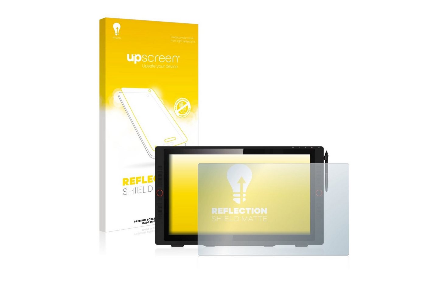 upscreen Schutzfolie für XP-Pen Artist 24 Pro, Displayschutzfolie, Folie matt entspiegelt Anti-Reflex von upscreen