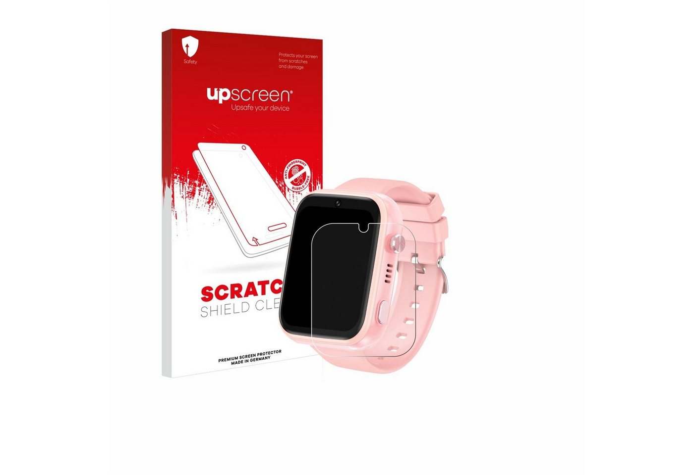 upscreen Schutzfolie für jianyana 4G Kids Smartwatch, Displayschutzfolie, Folie klar Anti-Scratch Anti-Fingerprint von upscreen
