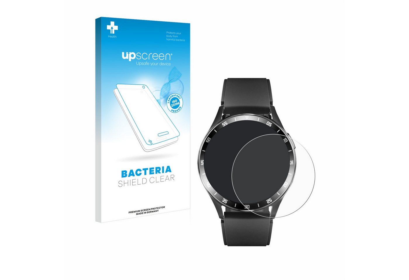 upscreen Schutzfolie für usogood Smartwatch 1.39, Displayschutzfolie, Folie Premium klar antibakteriell" von upscreen