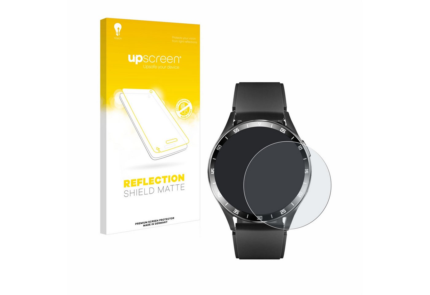 upscreen Schutzfolie für usogood Smartwatch 1.39, Displayschutzfolie, Folie matt entspiegelt Anti-Reflex" von upscreen