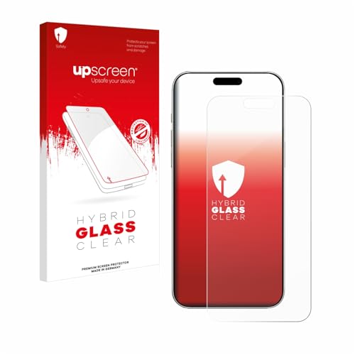 upscreen Schutzglas für Apple iPhone 16 Pro Max Schutzfolie, Glas-Folie [Klar, 9H Panzerschutz, Anti-Fingerprint] von upscreen