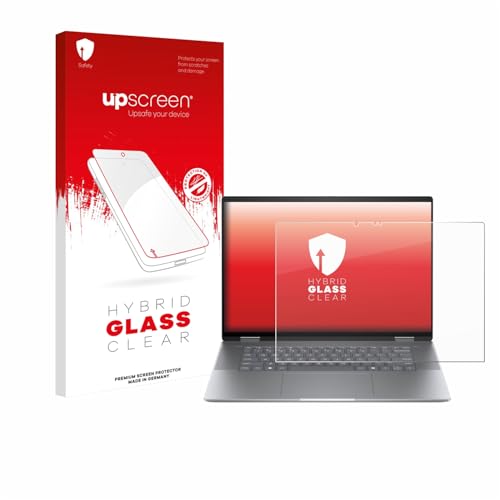 upscreen Schutzglas für HP Envy x360 2-in-1 16 Schutzfolie, Glas-Folie [Klar, 9H Panzerschutz, Anti-Fingerprint] von upscreen