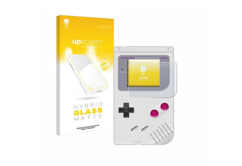upscreen Displayschutzglas Schutzglas für Nintendo Gameboy (1989), 1 Stück, Schutzfolie Display Schutz Glas Folie matt von upscreen