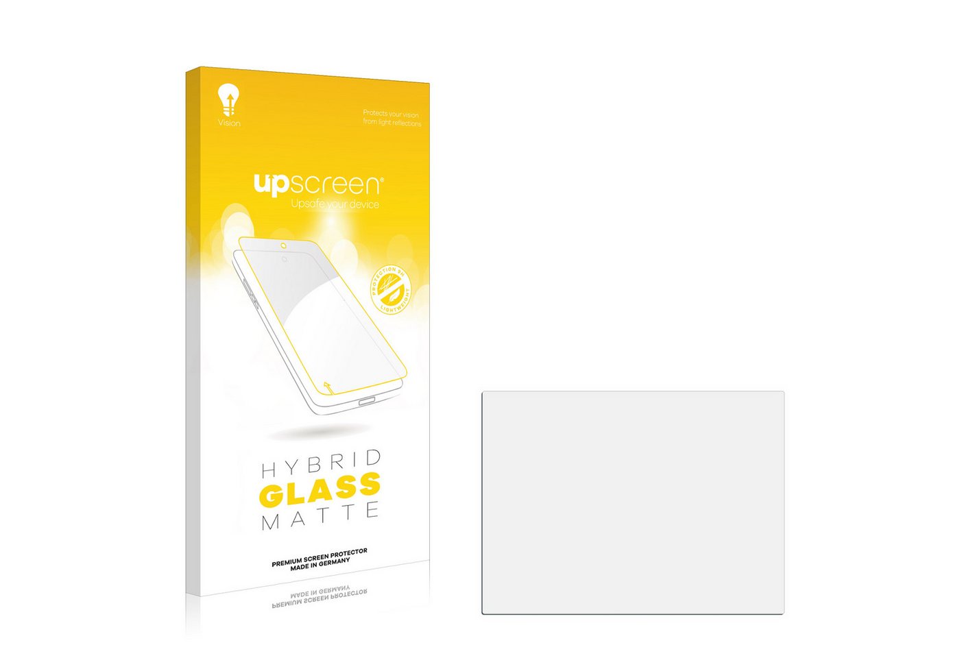 upscreen flexible Panzerglasfolie für 6.9 cm (2.7 Zoll) [55 x 41 mm], Displayschutzglas, Schutzglas Glasfolie matt entspiegelt von upscreen