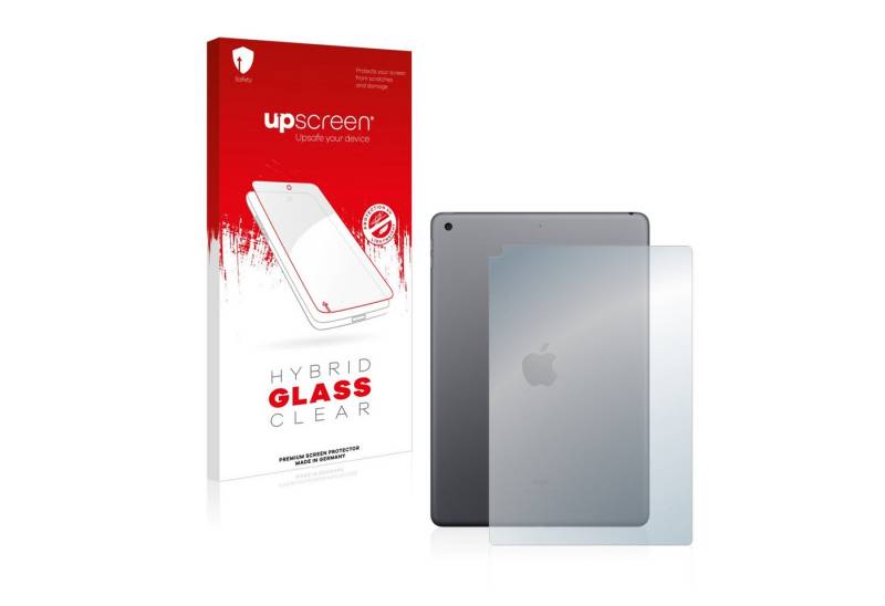 upscreen flexible Panzerglasfolie für Apple iPad 10.2 WiFi Cellular 2021 (Rückseite, 9 Gen), Displayschutzglas, Schutzglas Glasfolie klar" von upscreen