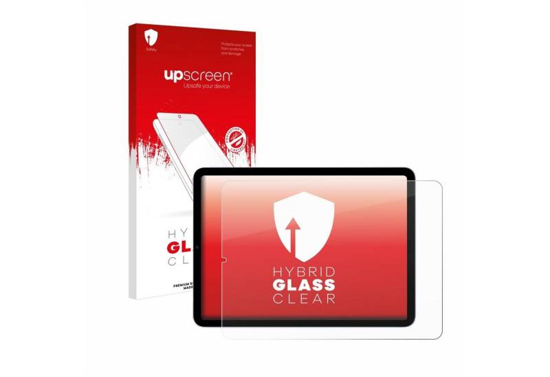 upscreen flexible Panzerglasfolie für Apple iPad Air 5 WiFi 2022 (5. Gen), Displayschutzglas, Schutzglas Glasfolie klar von upscreen
