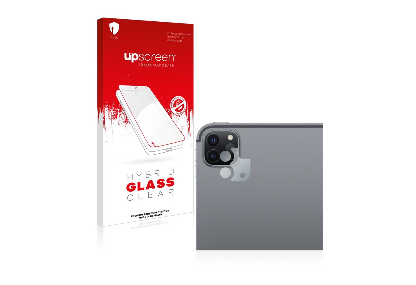 upscreen flexible Panzerglasfolie für Apple iPad Pro 11 2022 (NUR Kameraschutz), Displayschutzglas, Schutzglas Glasfolie klar" von upscreen