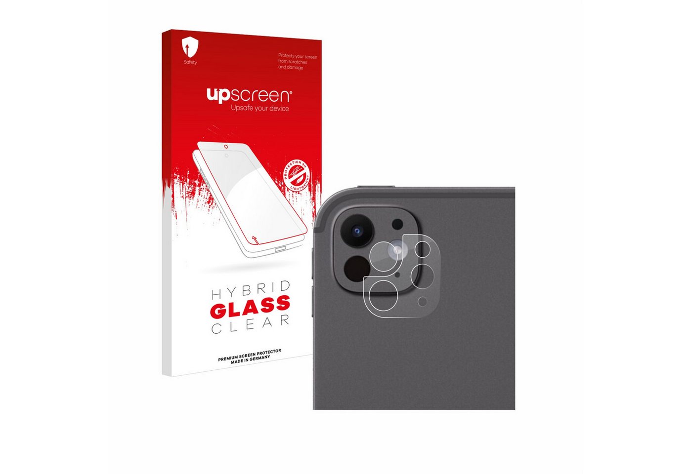 upscreen flexible Panzerglasfolie für Apple iPad Pro 11 WiFi 2024 (NUR Kameraschutz), Displayschutzglas, Schutzglas Glasfolie klar" von upscreen