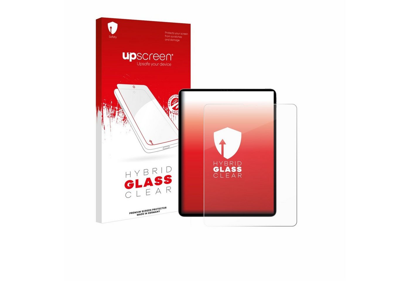 upscreen flexible Panzerglasfolie für Apple iPad Pro 12.9 2022 (6. Gen), Displayschutzglas, Schutzglas Glasfolie klar" von upscreen