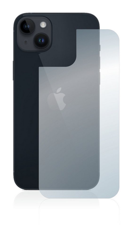upscreen flexible Panzerglasfolie für Apple iPhone 14 Plus (Rückseite), Displayschutzglas, Schutzglas Glasfolie matt entspiegelt von upscreen