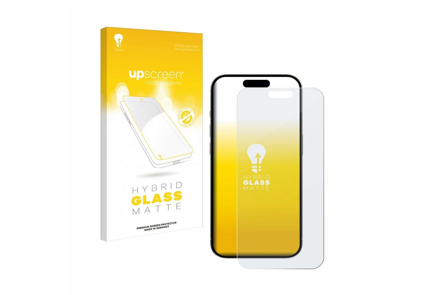 upscreen Displayschutzglas Schutzglas für Apple iPhone 15 Pro Max, Schutzfolie Display Schutz Glas Folie matt upscreen Displayschutzglas Schutzglas für Apple iPhone 15 Pro Max, Schutzfolie Display Schutz Glas Folie matt von upscreen