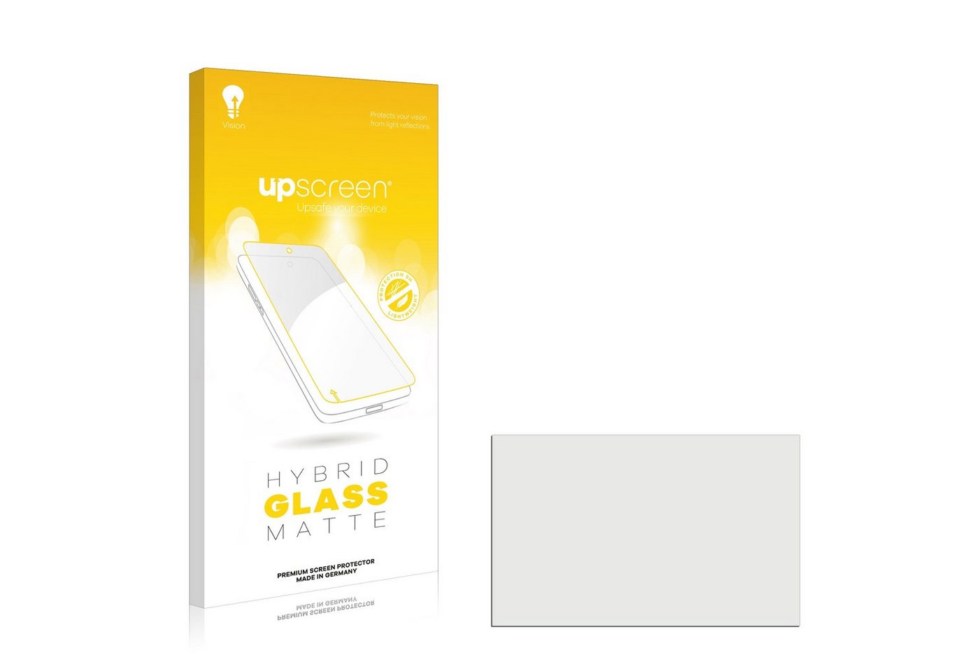 upscreen flexible Panzerglasfolie für Boifun 17.5  portable DVD Player, Displayschutzglas, Schutzglas Glasfolie matt entspiegelt" von upscreen