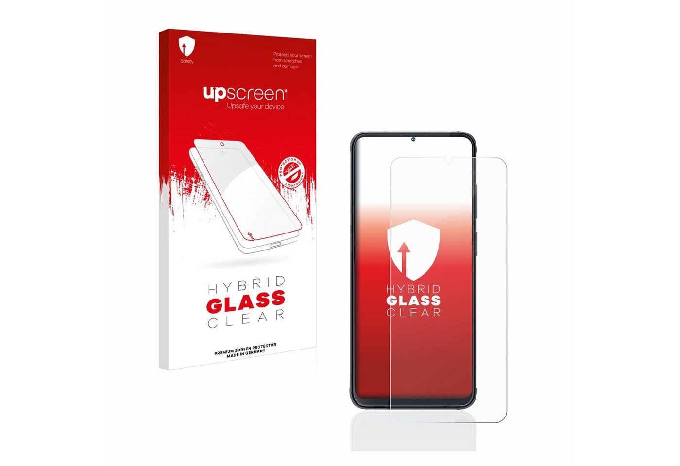 upscreen flexible Panzerglasfolie für Cubot X70, Displayschutzglas, Schutzglas Glasfolie klar von upscreen