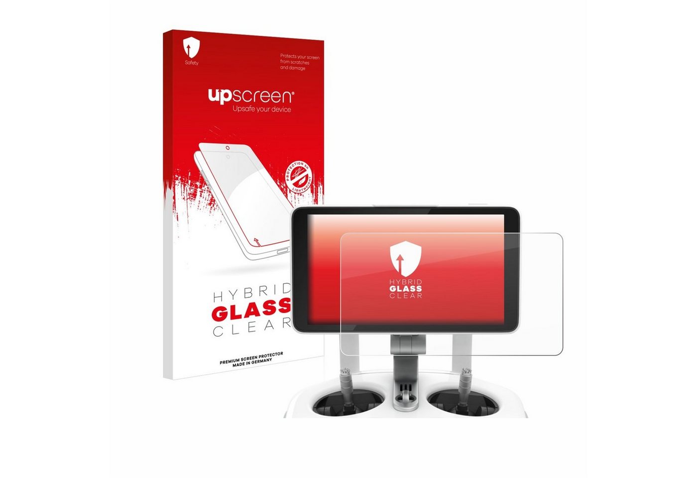 upscreen flexible Panzerglasfolie für DJI Phantom 4 Pro+/Adv+ 5.5, Displayschutzglas, Schutzglas Glasfolie klar" von upscreen