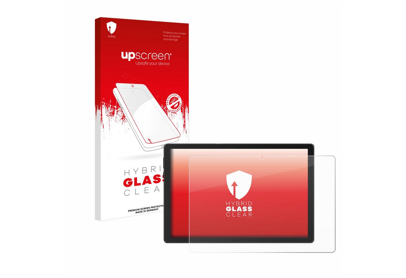 upscreen flexible Panzerglasfolie für Freeski FSKC10 10.1, Displayschutzglas, Schutzglas Glasfolie klar" von upscreen