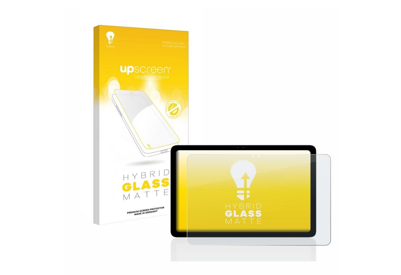 upscreen flexible Panzerglasfolie für Google Pixel Tablet, Displayschutzglas, Schutzglas Glasfolie matt entspiegelt von upscreen