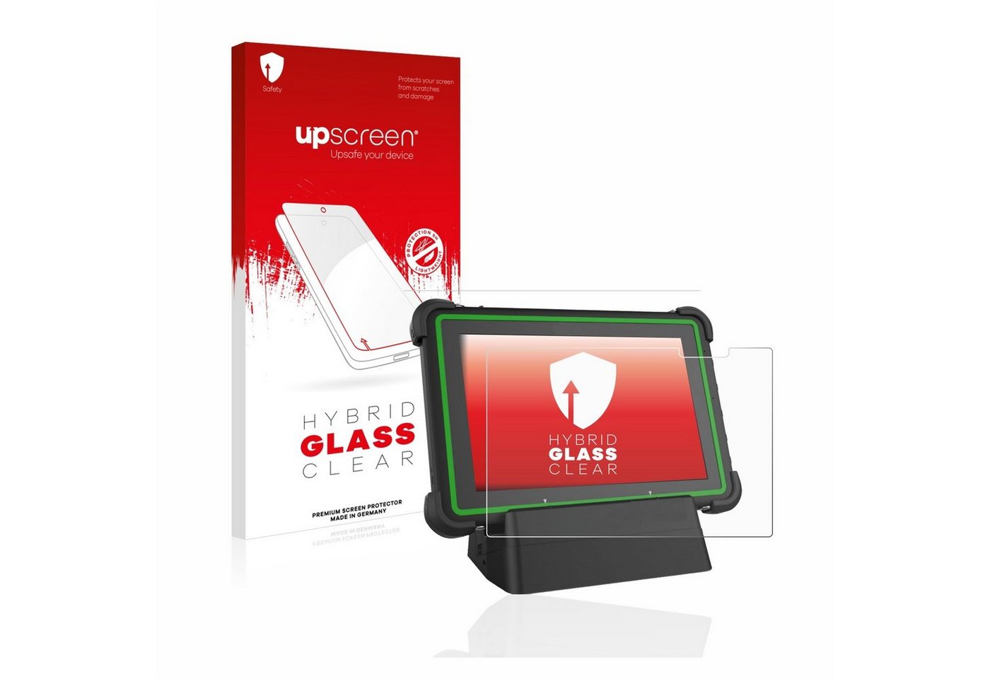 upscreen flexible Panzerglasfolie für Hella Gutmann Mega Macs X (tablet), Displayschutzglas, Schutzglas Glasfolie klar von upscreen