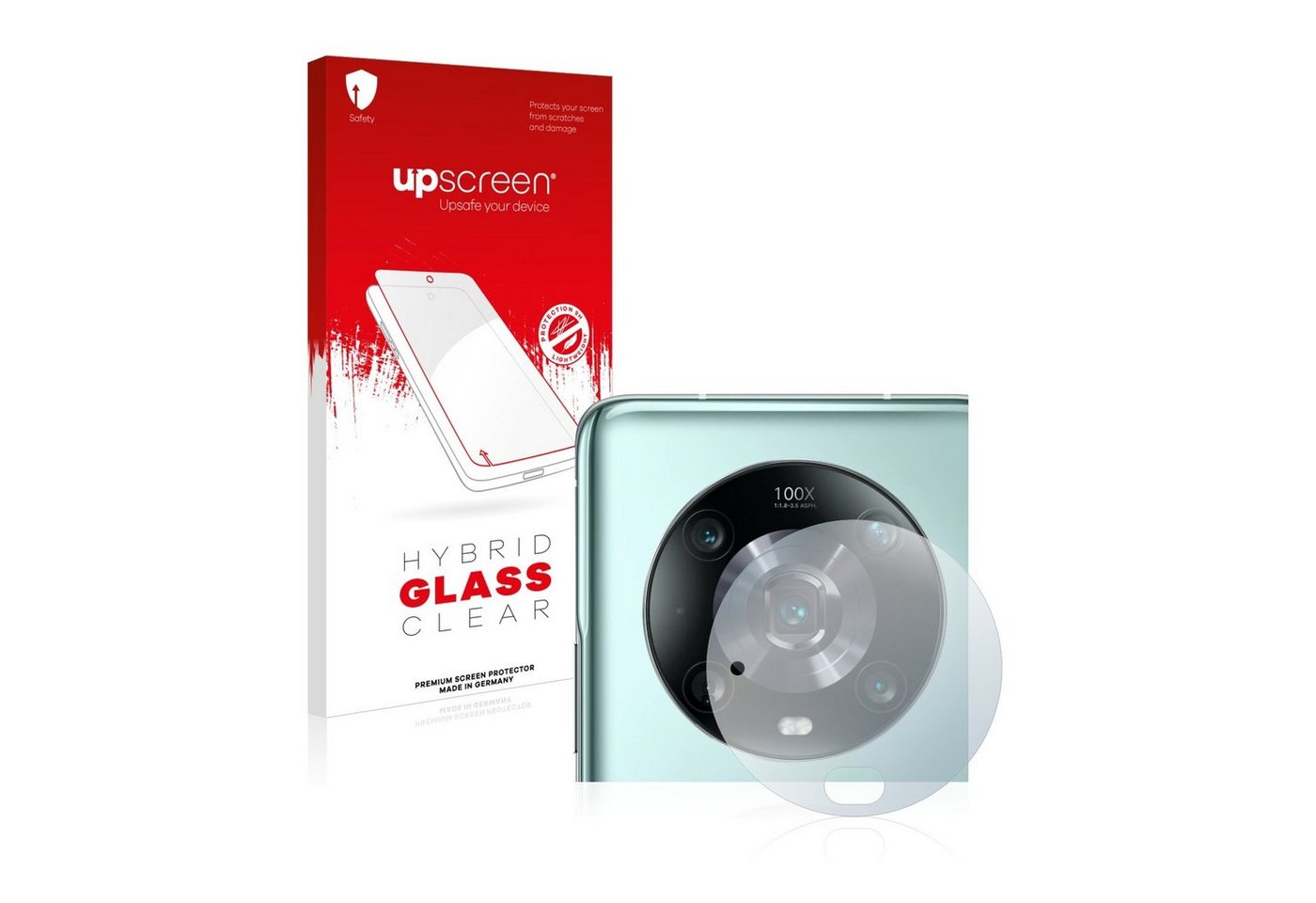 upscreen flexible Panzerglasfolie für Honor Magic 4 Pro (NUR Kameraschutz), Displayschutzglas, Schutzglas Glasfolie klar von upscreen