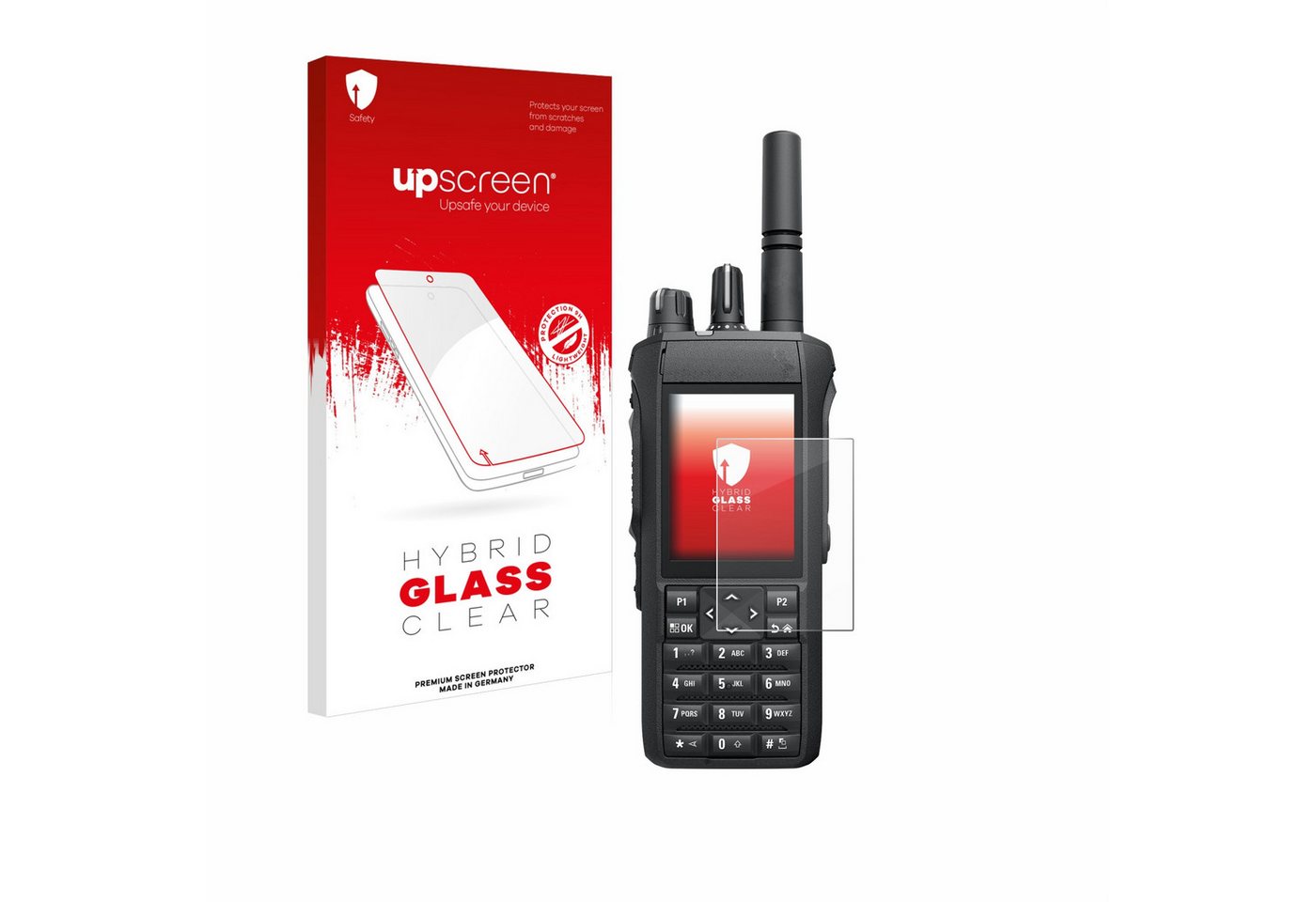 upscreen flexible Panzerglasfolie für Motorola R7, Displayschutzglas, Schutzglas Glasfolie klar von upscreen