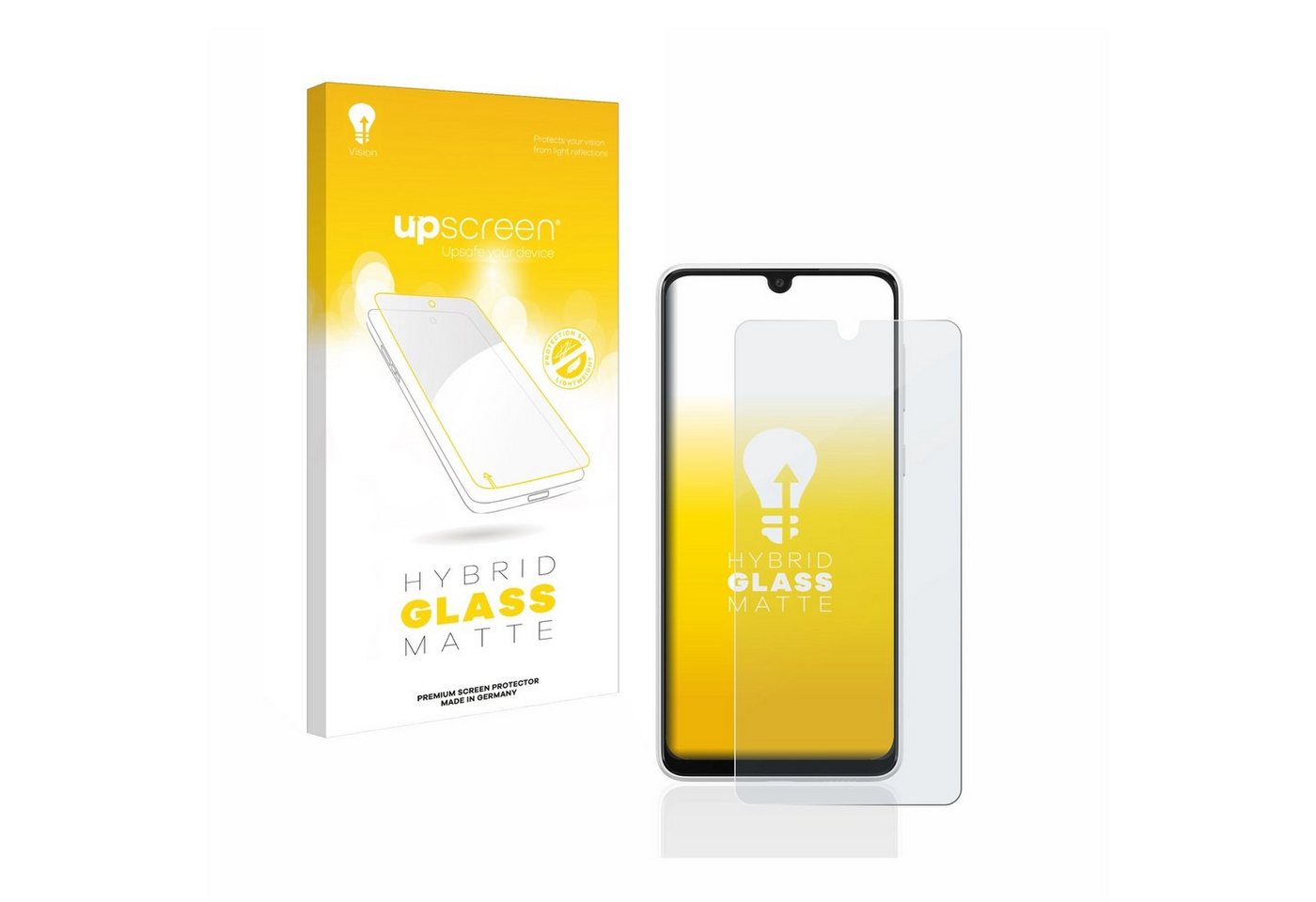 upscreen flexible Panzerglasfolie für Samsung Galaxy A33 5G, Displayschutzglas, Schutzglas Glasfolie matt entspiegelt von upscreen