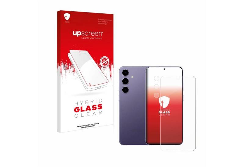 upscreen Displayschutzglas Schutzglas für Samsung Galaxy S24 (Display+Kamera), 1 Stück, Schutzfolie Display Schutz Glas Folie klar von upscreen