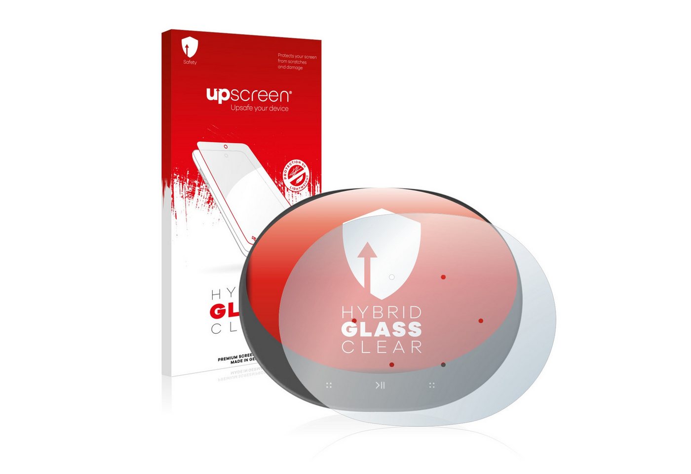 upscreen flexible Panzerglasfolie für Sonos Move, Displayschutzglas, Schutzglas Glasfolie klar von upscreen