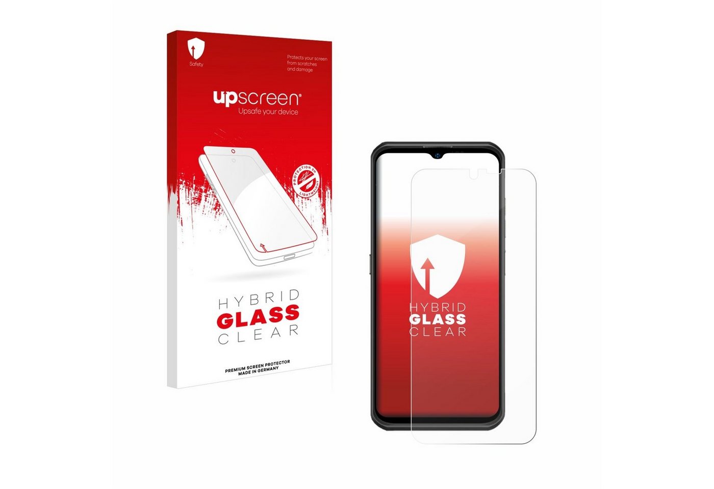 upscreen flexible Panzerglasfolie für Ulefone Armor 17 Pro, Displayschutzglas, Schutzglas Glasfolie klar von upscreen