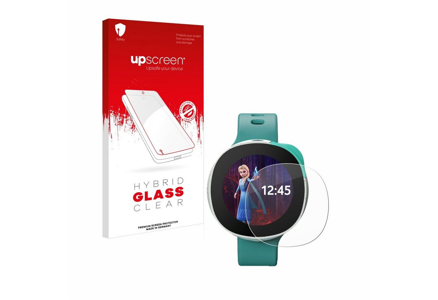 upscreen flexible Panzerglasfolie für Vodafone Neo, Displayschutzglas, Schutzglas Glasfolie klar von upscreen
